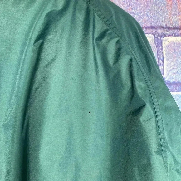 Whitefish Bay Jacket Vintage Mens Size Large Bomber Coat Lined Windbreaker Green - Picture 8 of 8